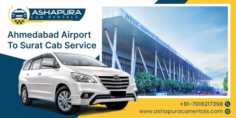 Ahmedabad airport to Surat cab service