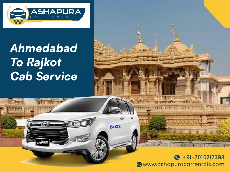 Ahmedabad to Rajkot Taxi service 