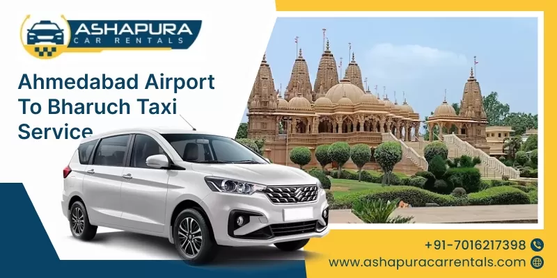 Ahmedabad airport to Bharuch taxi service