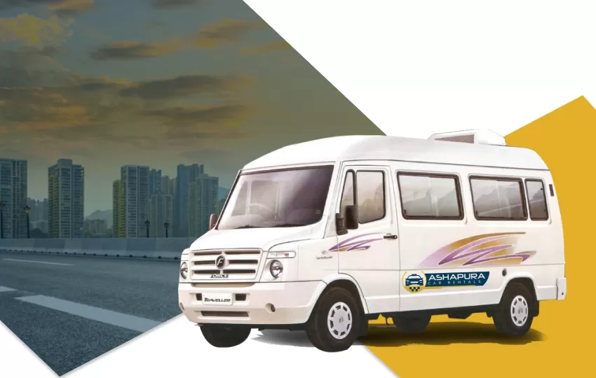 Hire 17, 20 Seater Tempo Traveller on hire in Ahmedabad |Tempo Traveller 17, 20 seater Just at 25 Rs/Km*